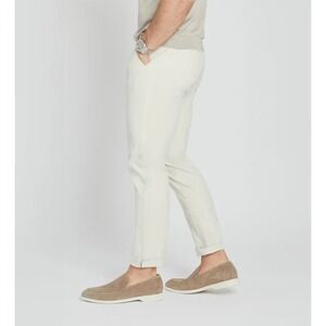 Marcus Pierce Renegade Pants in Birch Beige 38x27 (Tag 37) Slim Fit NWOT $180